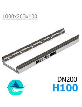 BGF-Z DN200 H100 лоток бетонный водоотводный