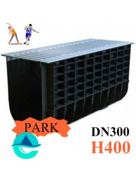 ЛВП DN300 H400 PARK лоток пластиковый водоотводный с решеткой