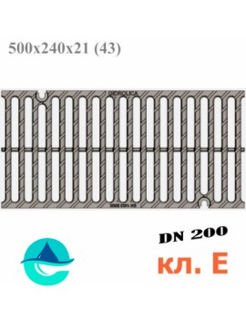 РВ-20.24.50 Super решетка чугунная щелевая ВЧ, кл. E600