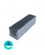 BetoMax ЛВ-20.29.23-Б лоток водоотводный бетонный с решеткой чугунной щелевой ВЧ-50 кл. D и E
