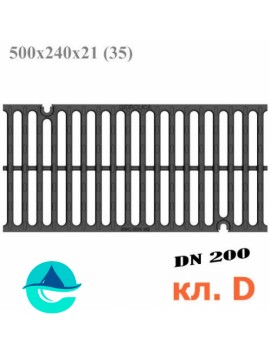 РВ-20.24.50 Super решетка чугунная щелевая ВЧ, кл. D400