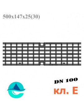 DN100 решетка чугунная ячеистая 500/147/25 кл. E