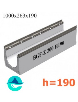 BGF-Z DN200 H190 лоток бетонный водоотводный 